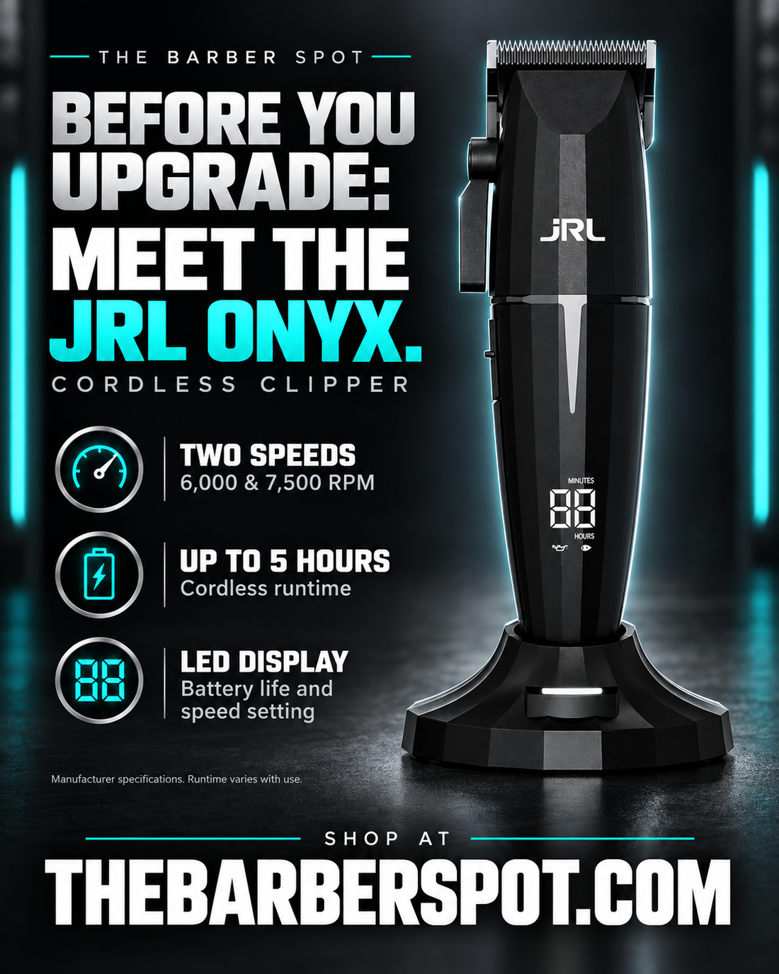 JRL ONYX Cordless Clipper Guide: Features, Uses and Clipper vs. Trimmer