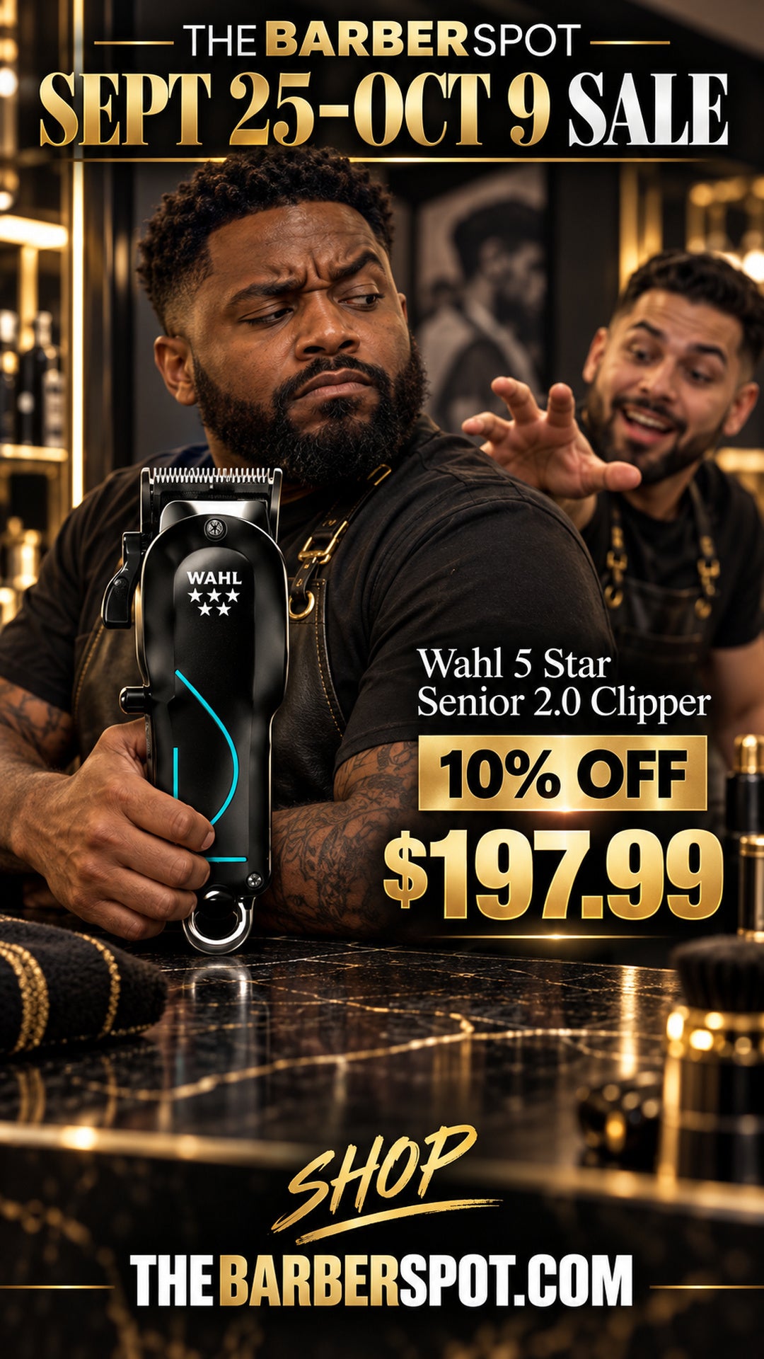 TheBarberSpot Sept 25–Oct 9 Sale: 26 Barber Supply Deals