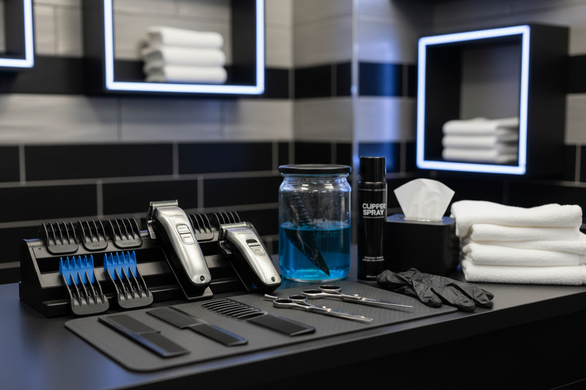 How to Clean and Disinfect Barber Clippers and Tools