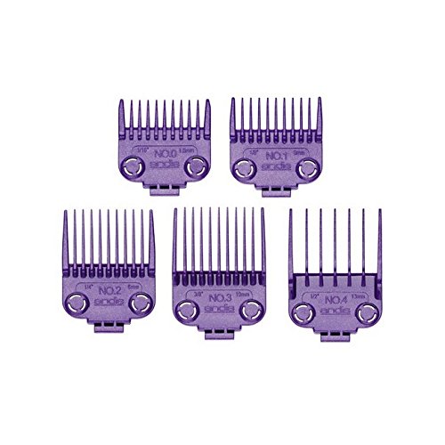 Andis Double Magnetic Small Attachment 5pc Set Guards