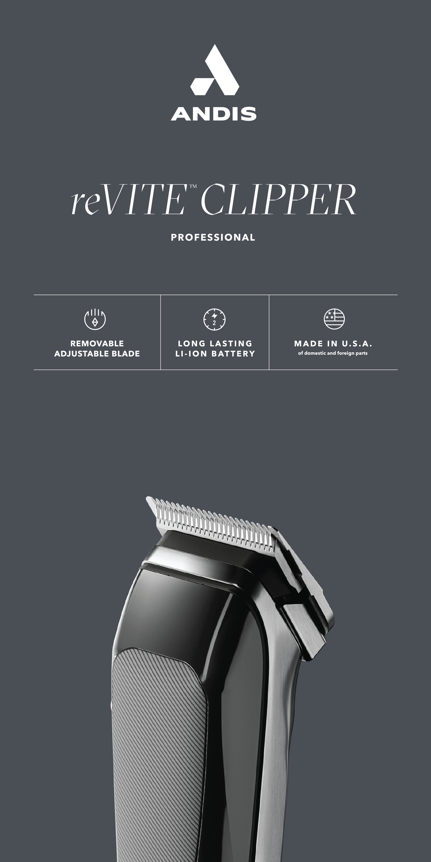 Andis Revite Fade Cordless Clipper