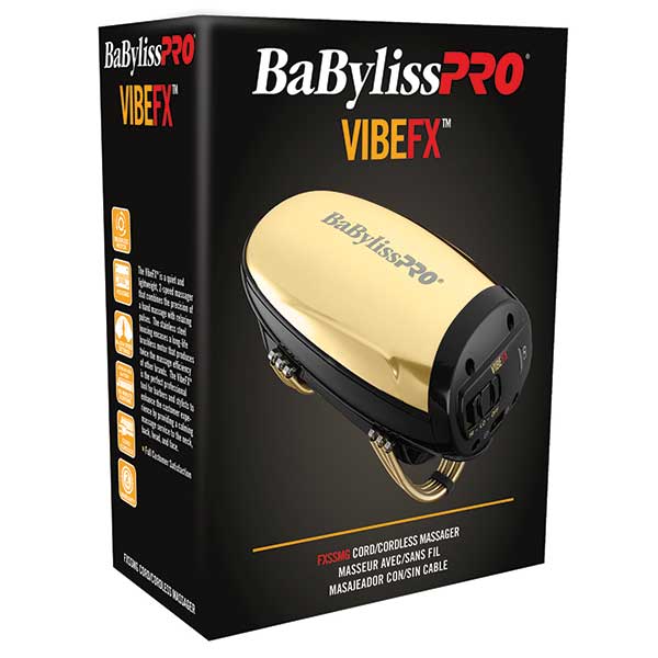 Babyliss Gold VibeFX Cordless LI ION Massager