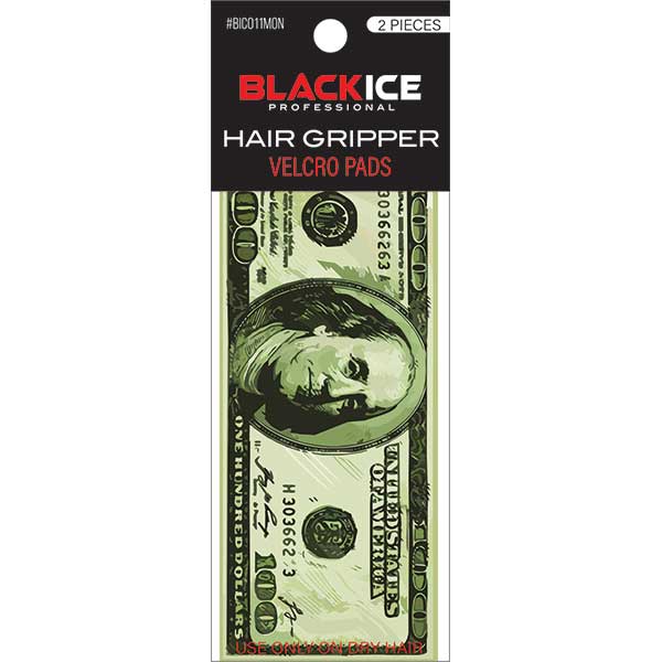 Black Ice Hair Gripper Velcro Pad