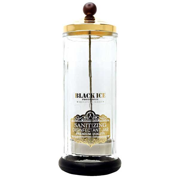 Black Ice Disinfectant Jar Glass 48oz
