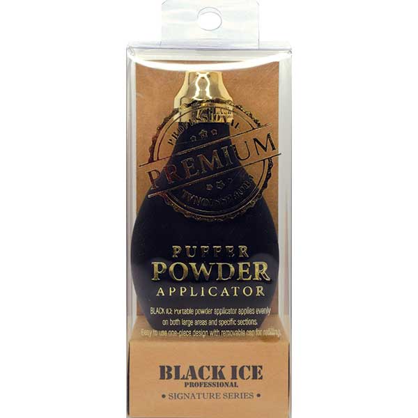 Black Ice Puffer Powder Applicator