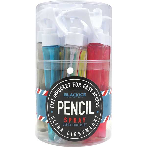 Black Ice Pencil Spray Bottle