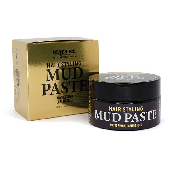 Black Ice Hair Styling Mud Paste