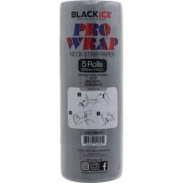 Black Ice Neck Strip Paper