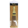 Black Ice Professional Gold Handle Metal Pik Comb Long Trapezoid