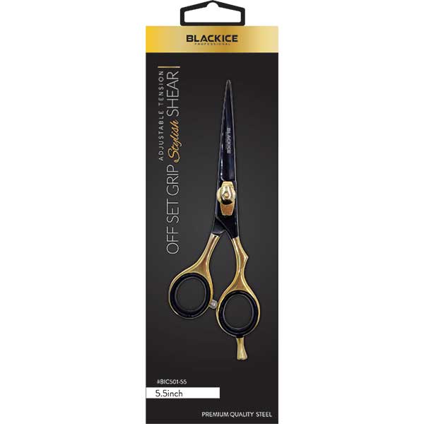Black Ice Black And Gold 10 Inch Shears