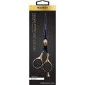 Black Ice Professional Off Set Gold Black Adjustable 6.5 inch Shear