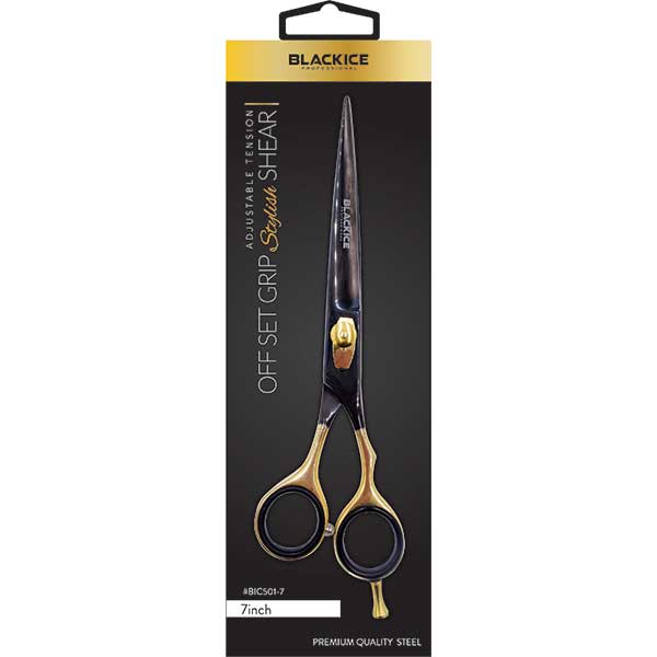 Black Ice Black And Gold 10 Inch Shears
