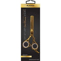 Black Ice Professional Off Set Adjustable Gold 5.5 inch Thinning Shear