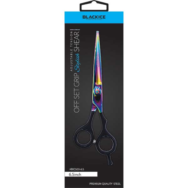 Black Ice Professional Rainbow 6.5 inch Shear