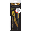 Black Ice Professional Gold/ Black/ Gold Straight Razor