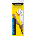 Black Ice Professional Large Wood Handle Straight Razor