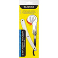 Black Ice Professional Simple Classic White Handle Straight Razor