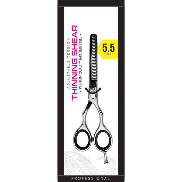 Black Ice Professional Adjustable Thinning Shear 5.5in