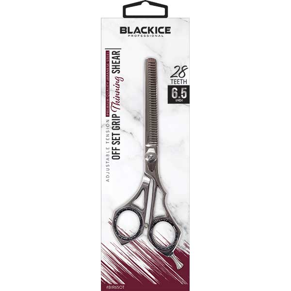 Black Ice Professional Off Set Adjustable Thinning Shear 6.5in