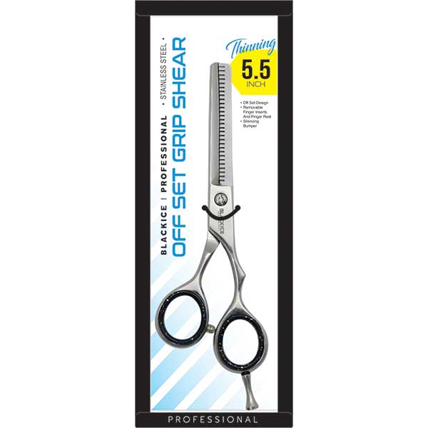Black Ice Professional Off Set Thinning Shear 5.5in