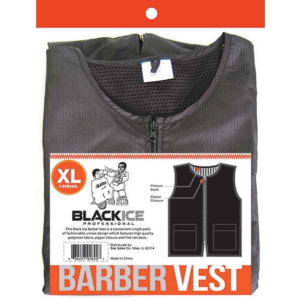 Black Ice Barber Mesh Vest