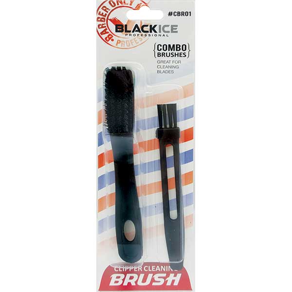 Black Ice Clipper Cleaning Brush Combo