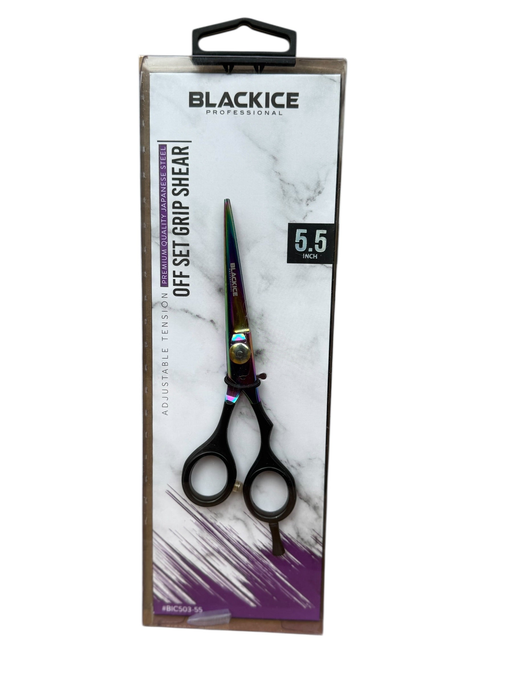 Black Ice Professional Rainbow 5.5 inch Shear