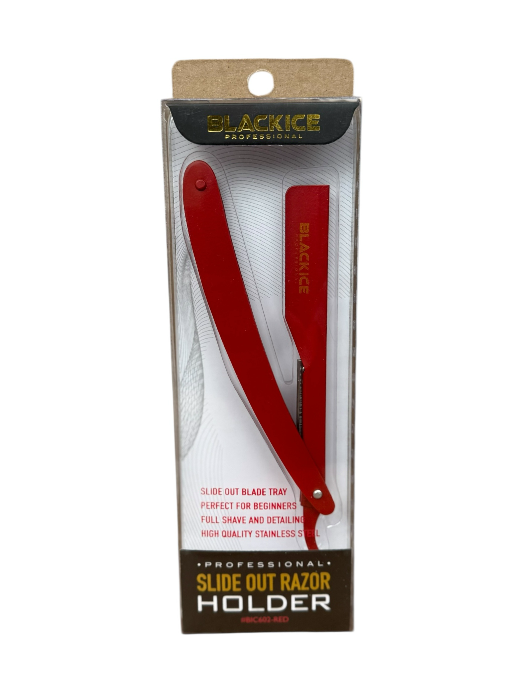 Black Ice Professional Slide Out Red Razor