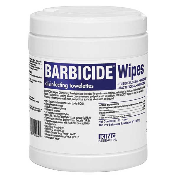 K/Research Barbicide Sanitizing Wipes