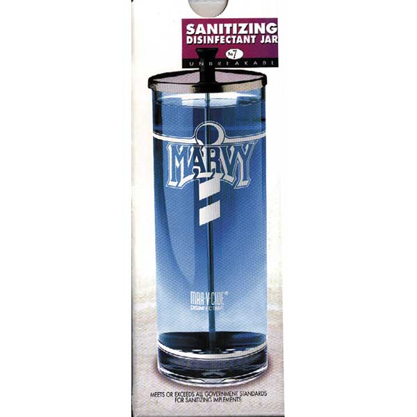 Mar-V-Cide #7 Acrylic Sanitizer Jar 40oz