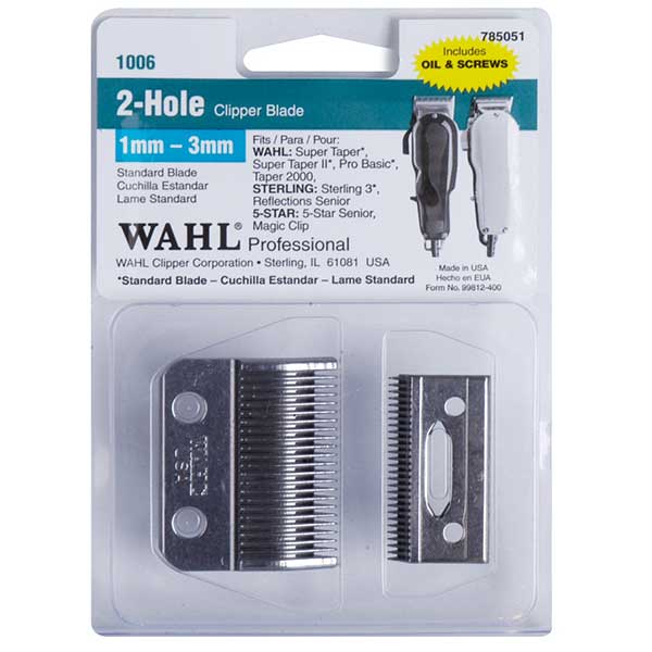 Wahl 2 Hole Blade #1006