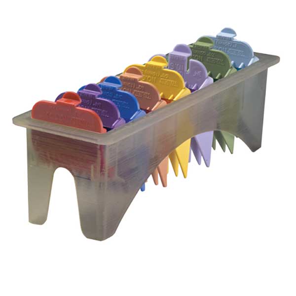 Wahl Attachment Comb 8pc Color Coded Kit